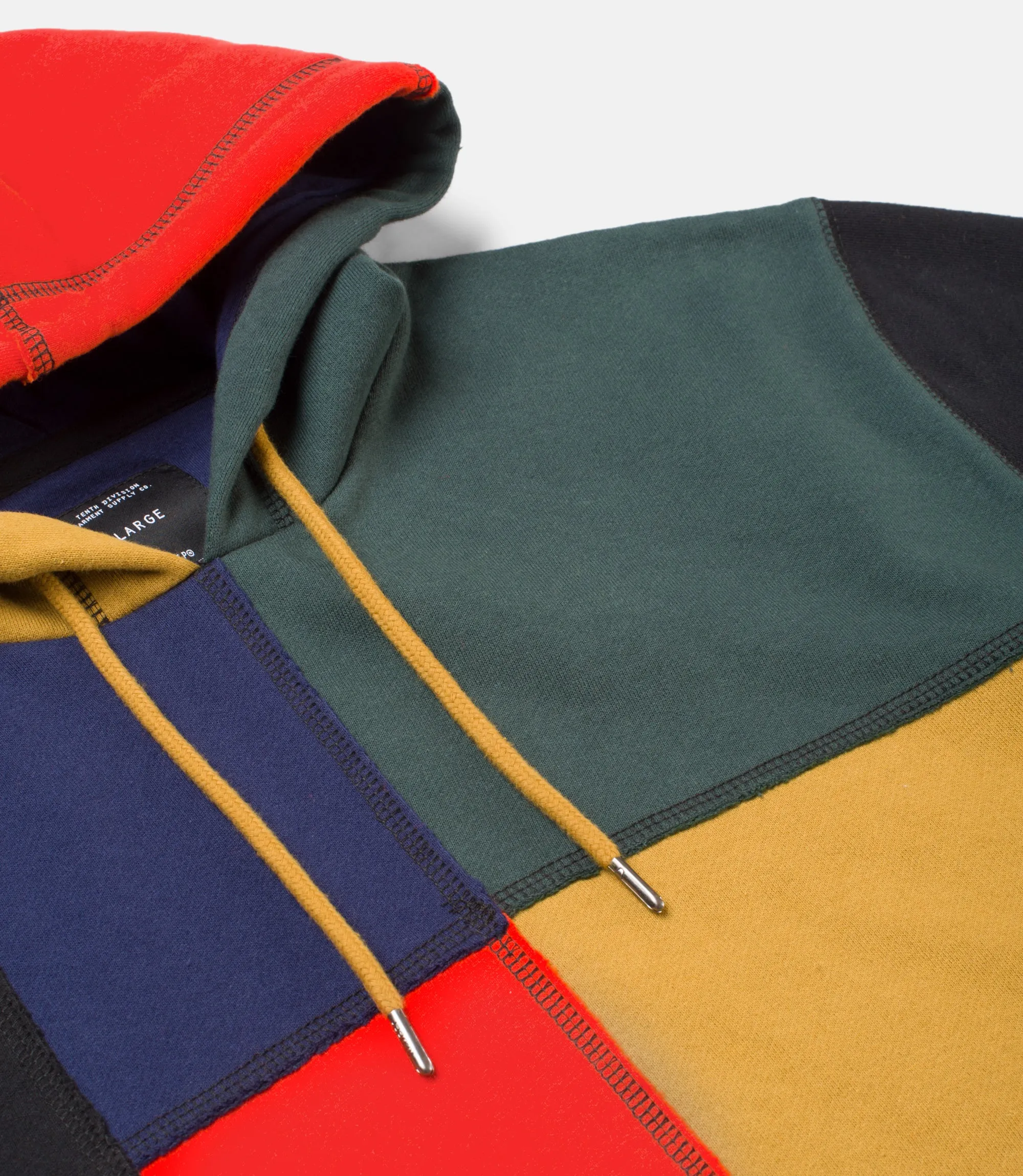 10Deep - Arise Men's Patchwork Hoodie, Multi