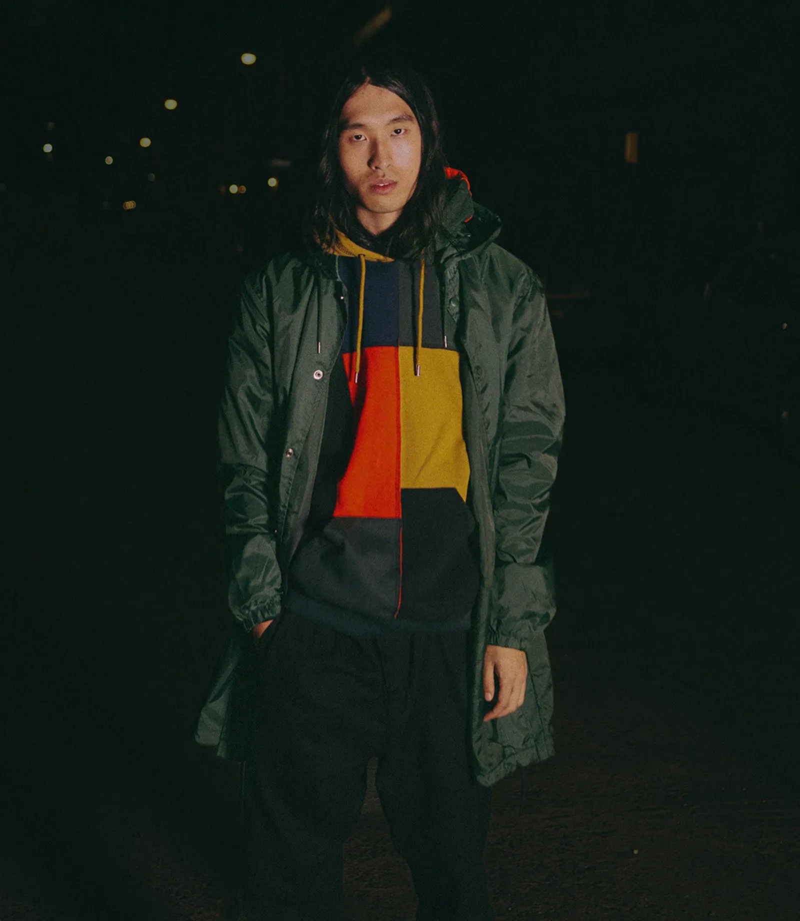 10Deep - Arise Men's Patchwork Hoodie, Multi