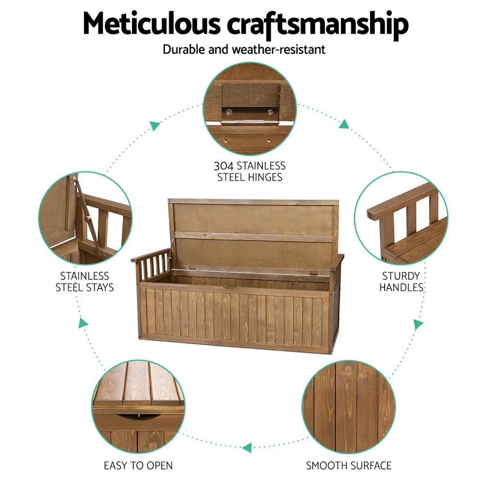 1.28m Garden Storage Box / Bench
