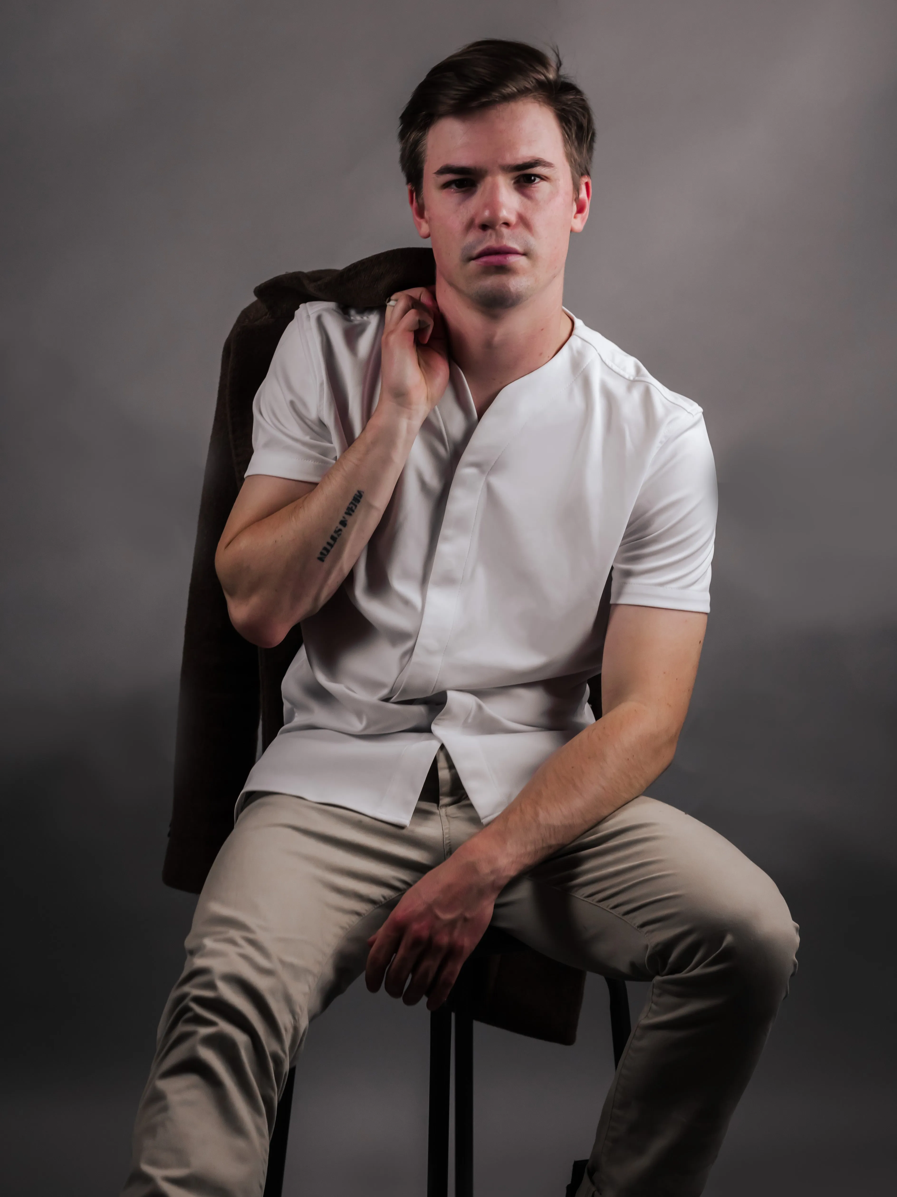 2.0 Collarless Future Short Sleeve - White (Recycled)