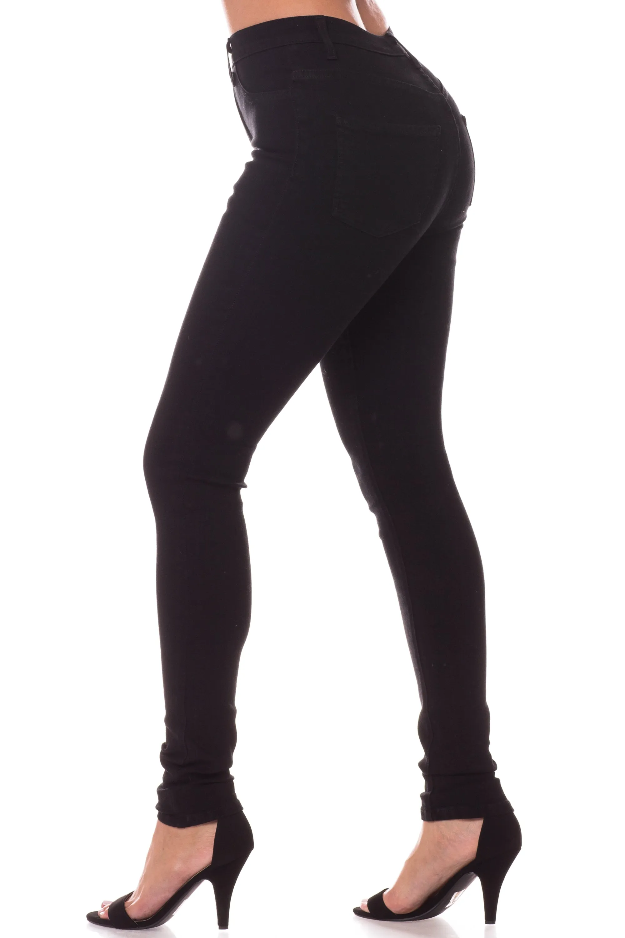 4078 Women's Super High Waisted Skinny Jeans