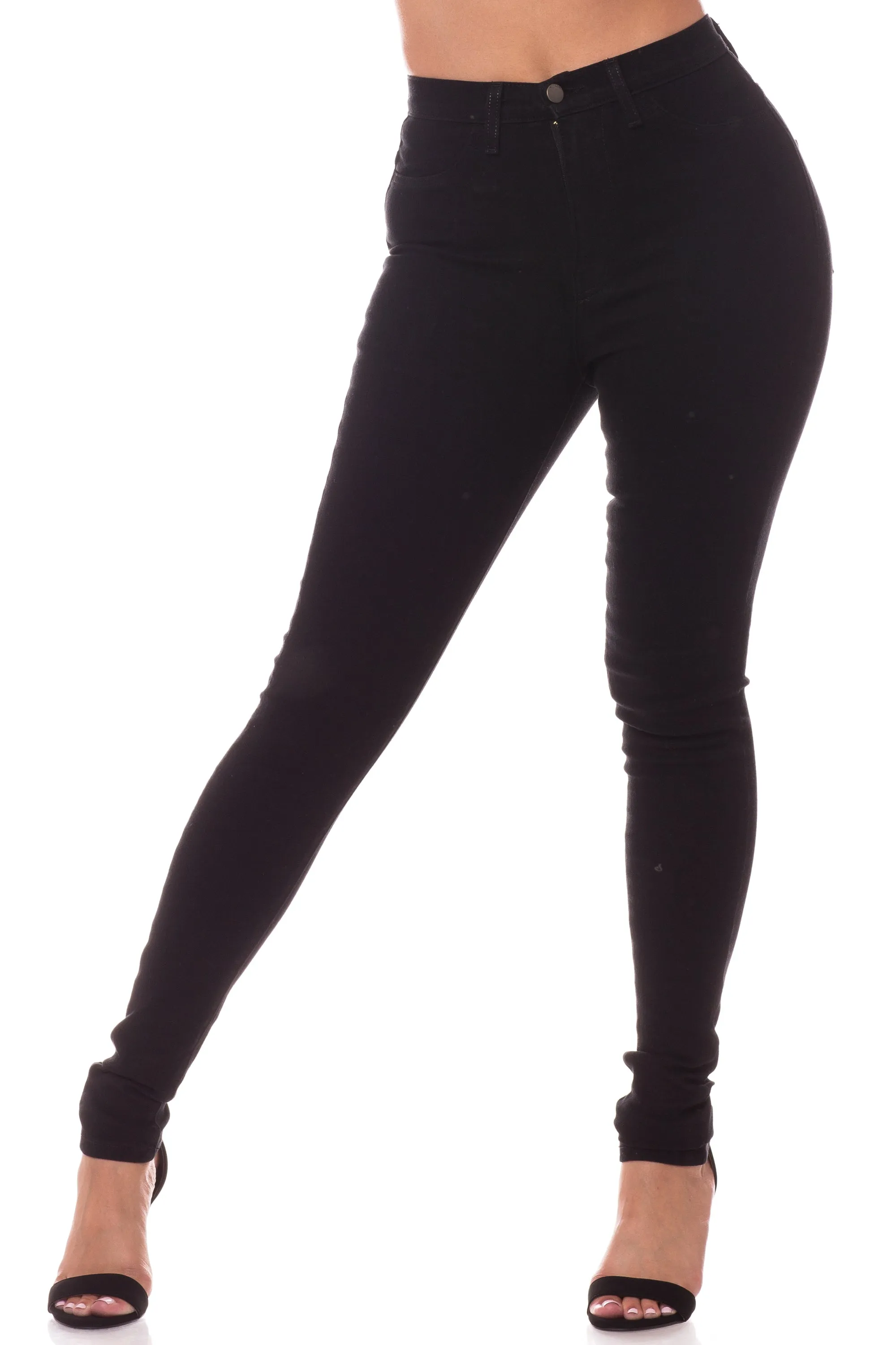4078 Women's Super High Waisted Skinny Jeans