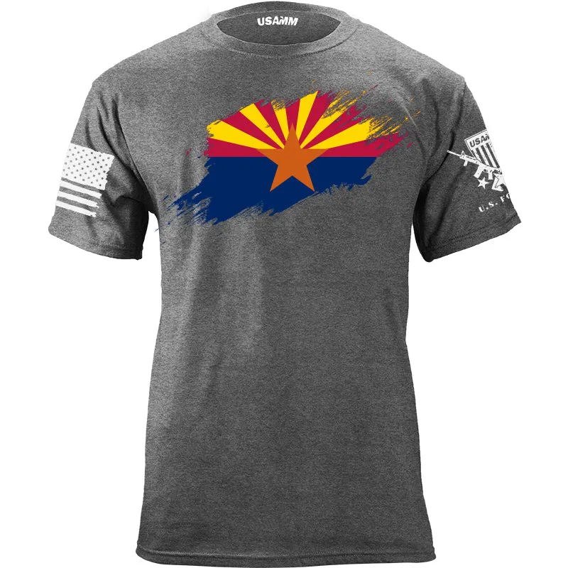 Arizona Flag Paint Swatch T-Shirt
