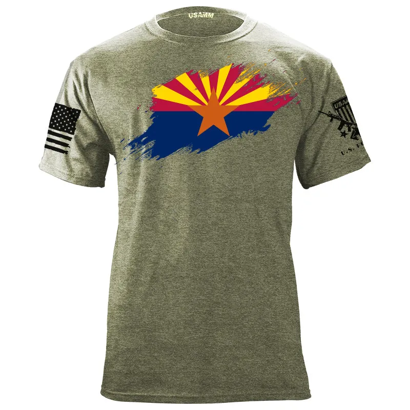 Arizona Flag Paint Swatch T-Shirt