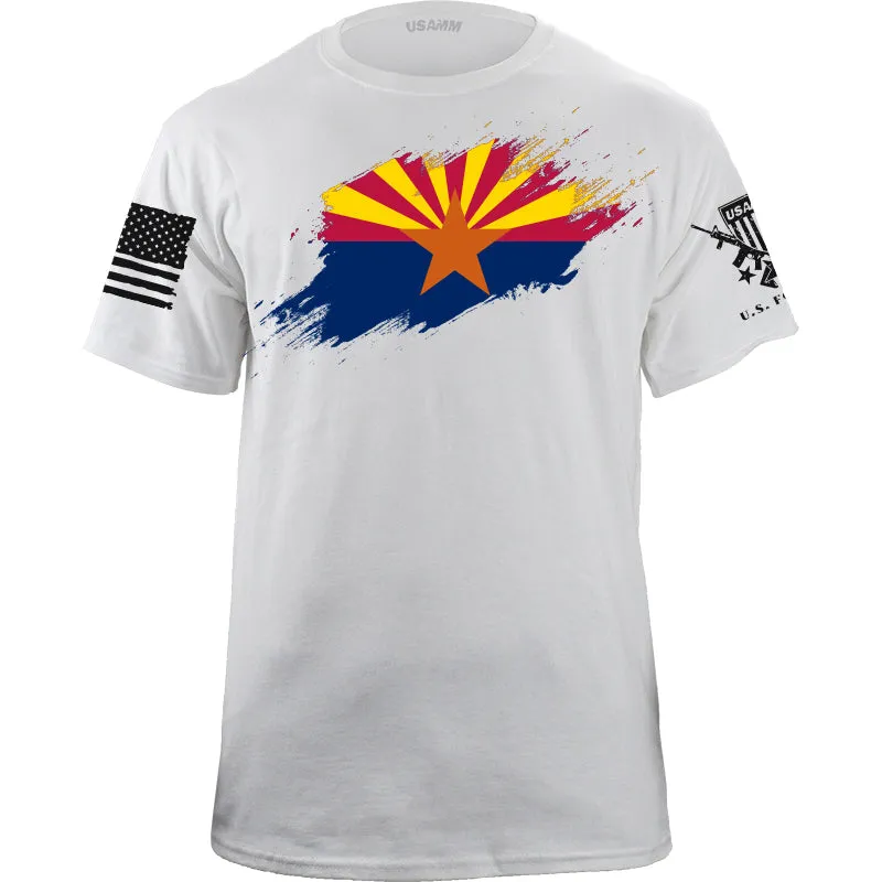 Arizona Flag Paint Swatch T-Shirt