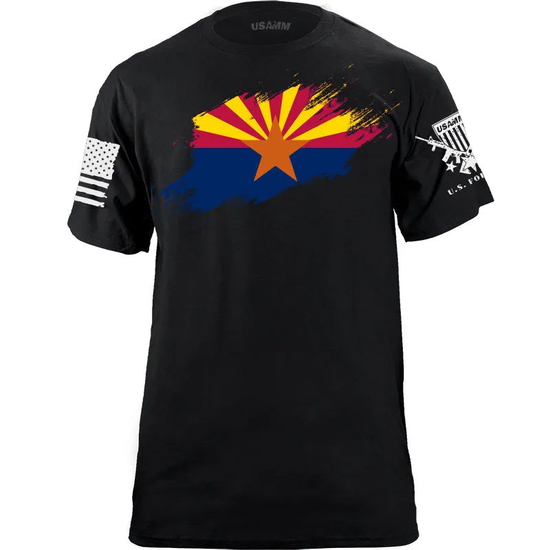 Arizona Flag Paint Swatch T-Shirt