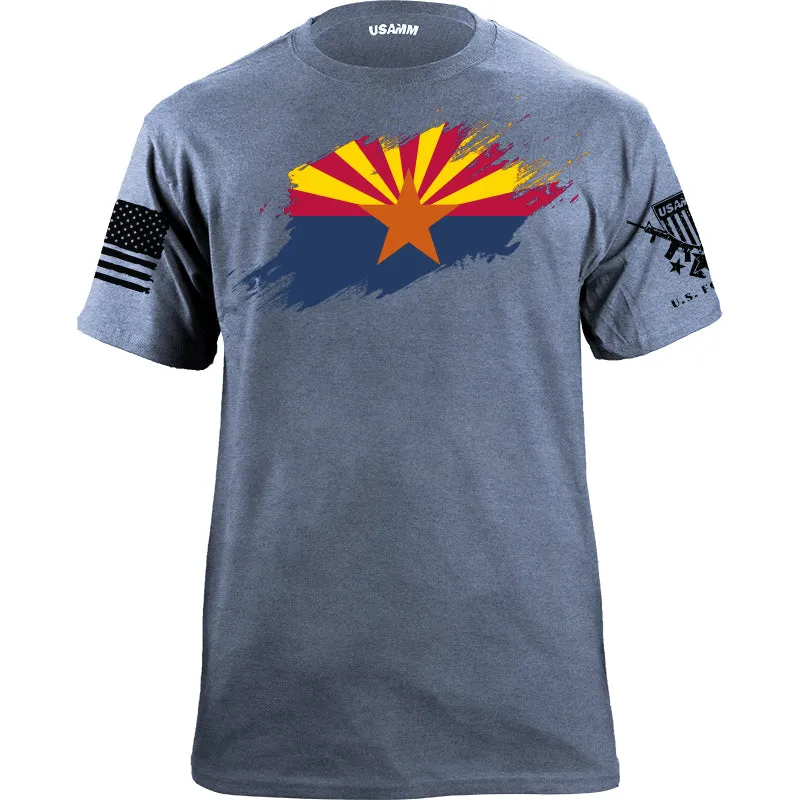 Arizona Flag Paint Swatch T-Shirt