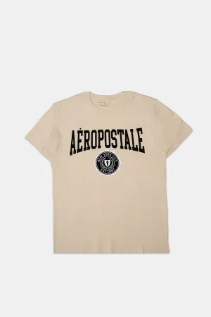 Aropostale Graphic Flocked Tee