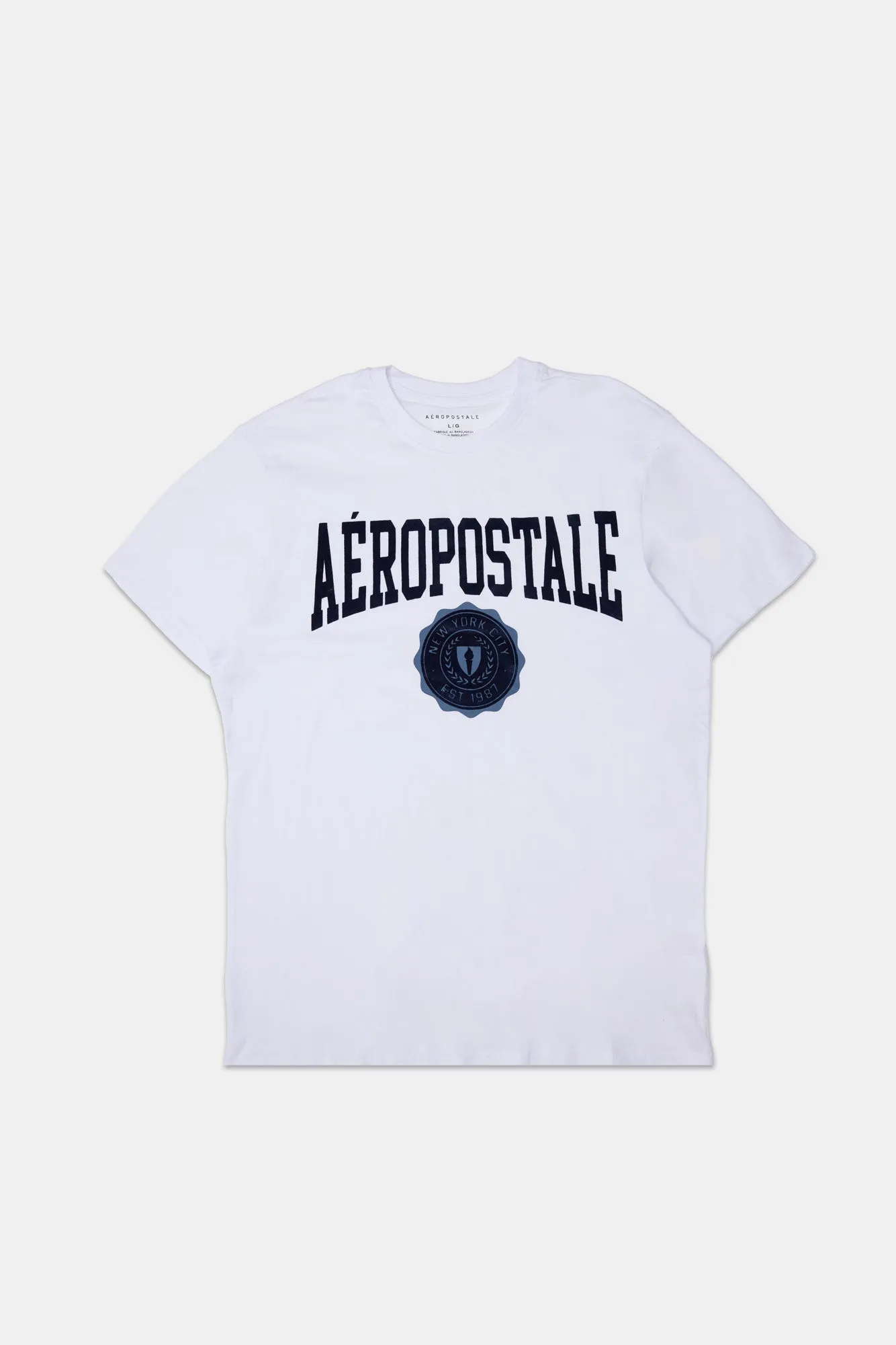 Aropostale Graphic Flocked Tee