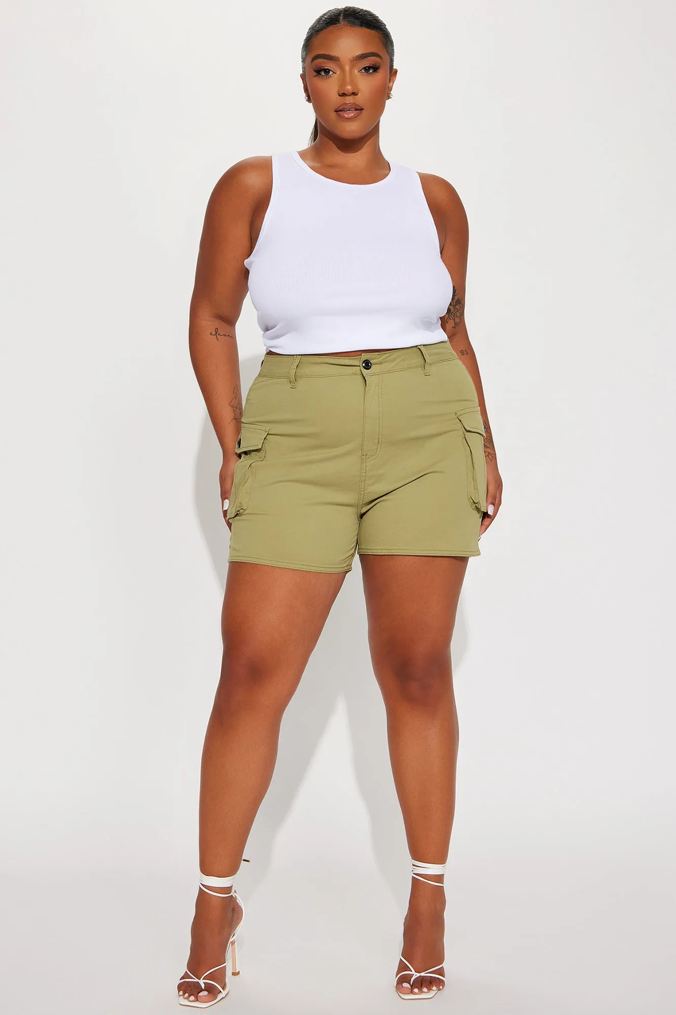 Back On Top Cargo Short - Sage