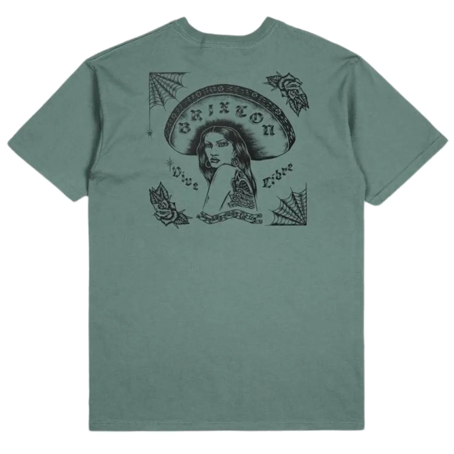 Brixton Vive Libre S/S Standard Tee - Men's