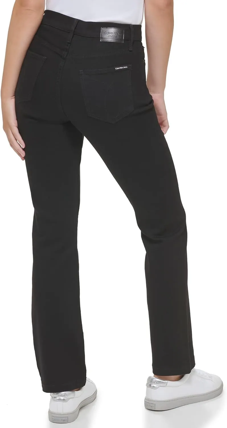 Calvin Klein Women's Super High Rise Straight Denim