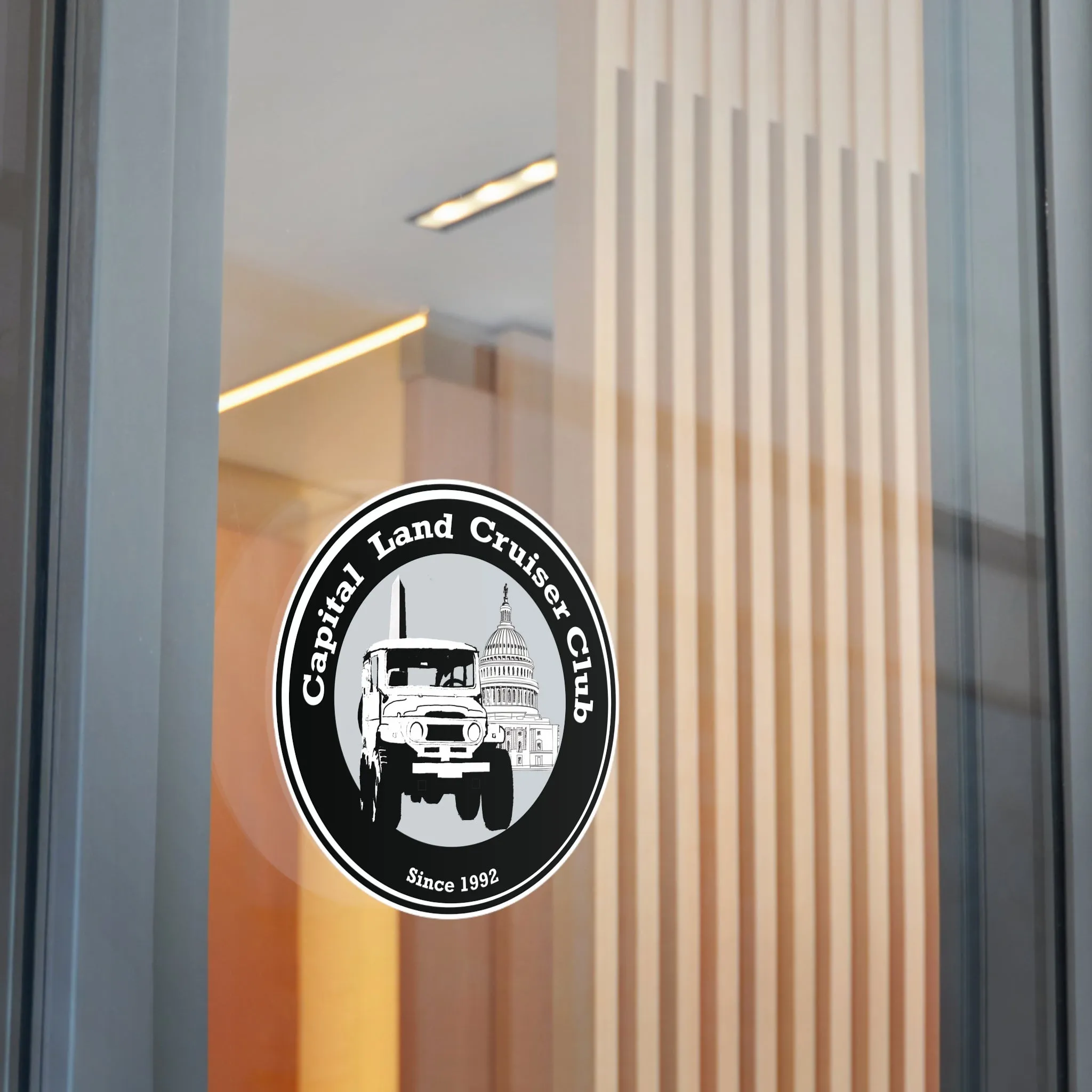 Capital Land Cruiser Vinyl Sticker Decal Bumper Sticker