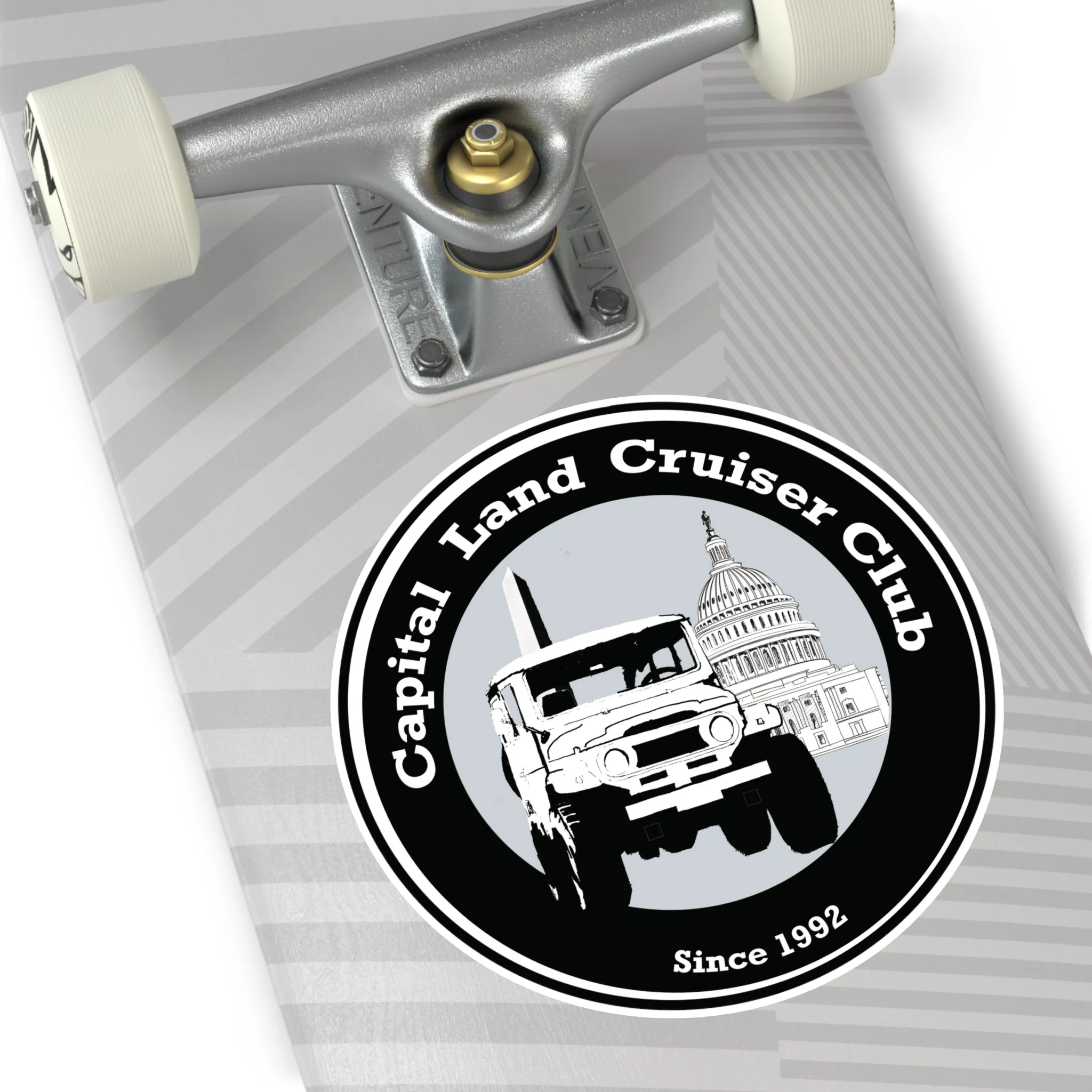 Capital Land Cruiser Vinyl Sticker Decal Bumper Sticker
