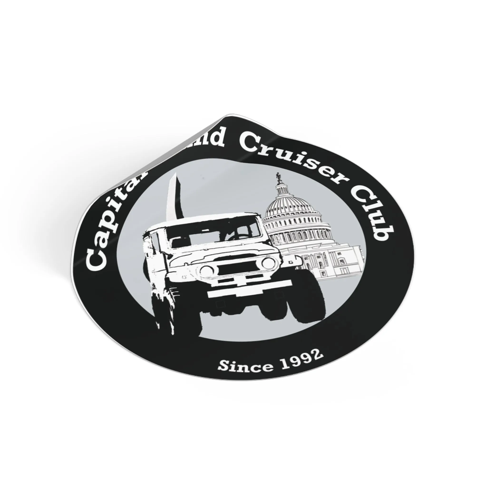 Capital Land Cruiser Vinyl Sticker Decal Bumper Sticker