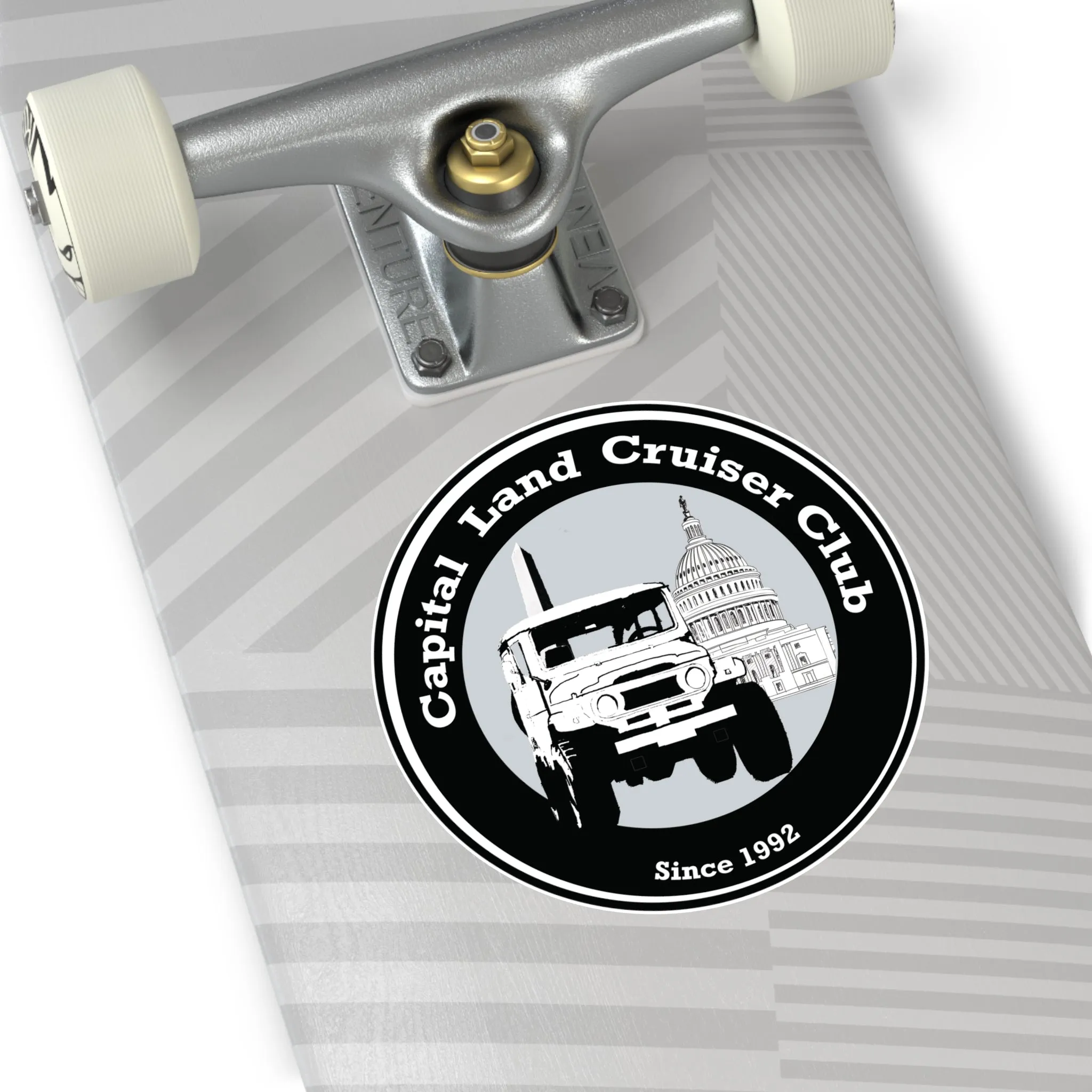 Capital Land Cruiser Vinyl Sticker Decal Bumper Sticker