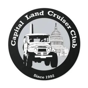 Capital Land Cruiser Vinyl Sticker Decal Bumper Sticker