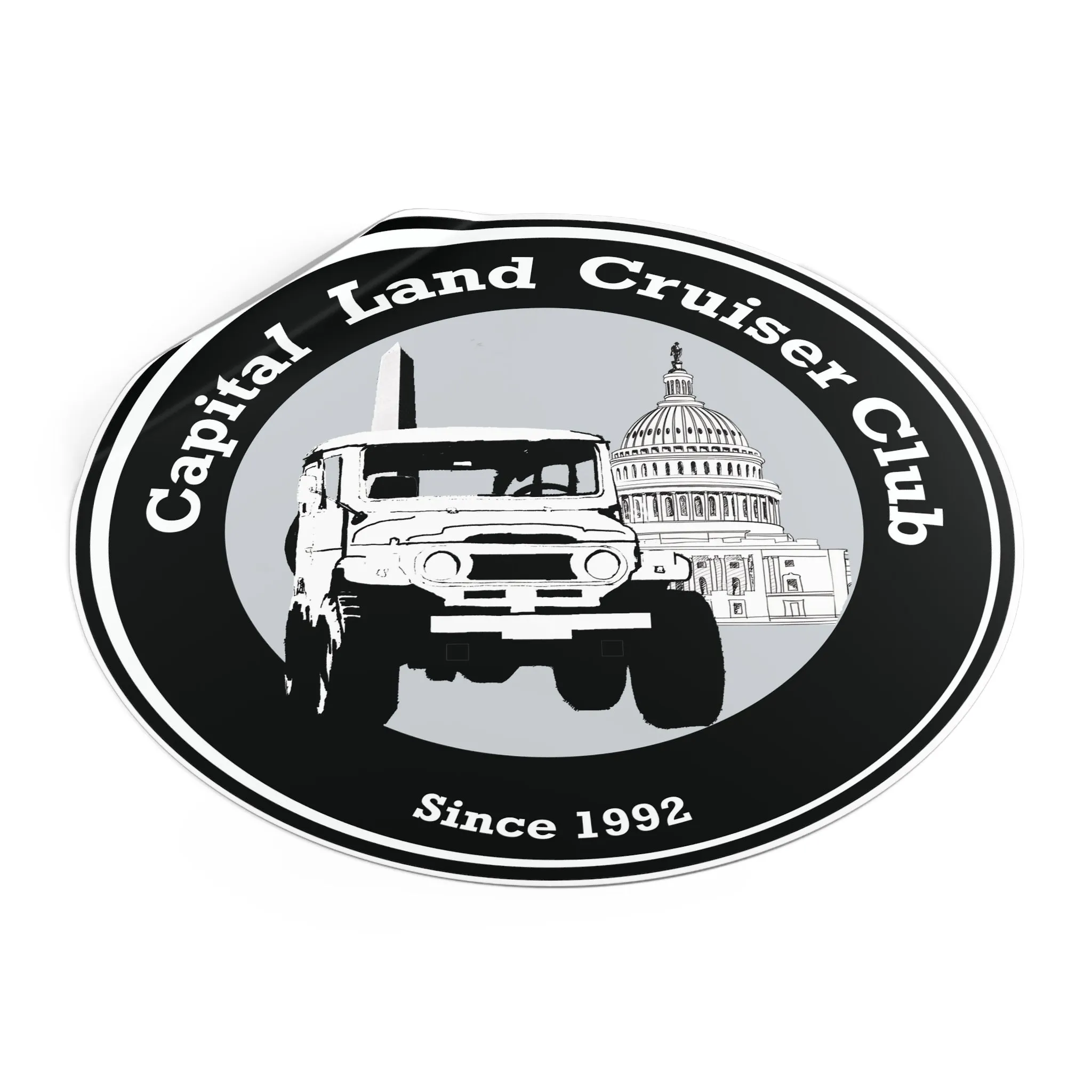 Capital Land Cruiser Vinyl Sticker Decal Bumper Sticker