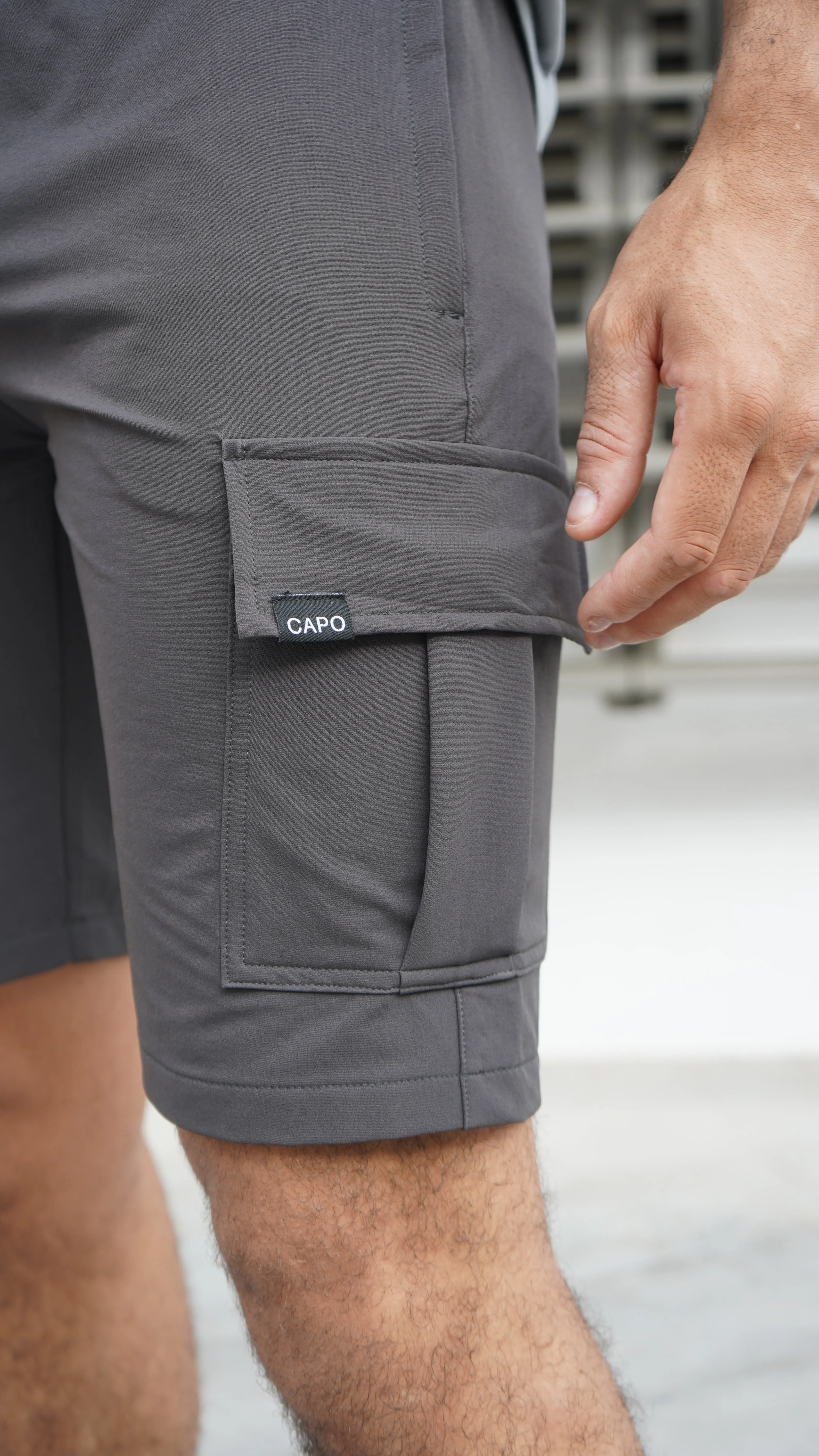Capo UTILITY Cargo Short - Charcoal