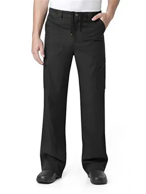 Carhartt Men's Multi-Pocket Cargo Scrub Pant | Black