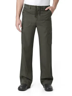 Carhartt Men's Multi-Pocket Cargo Scrub Pant | Olive