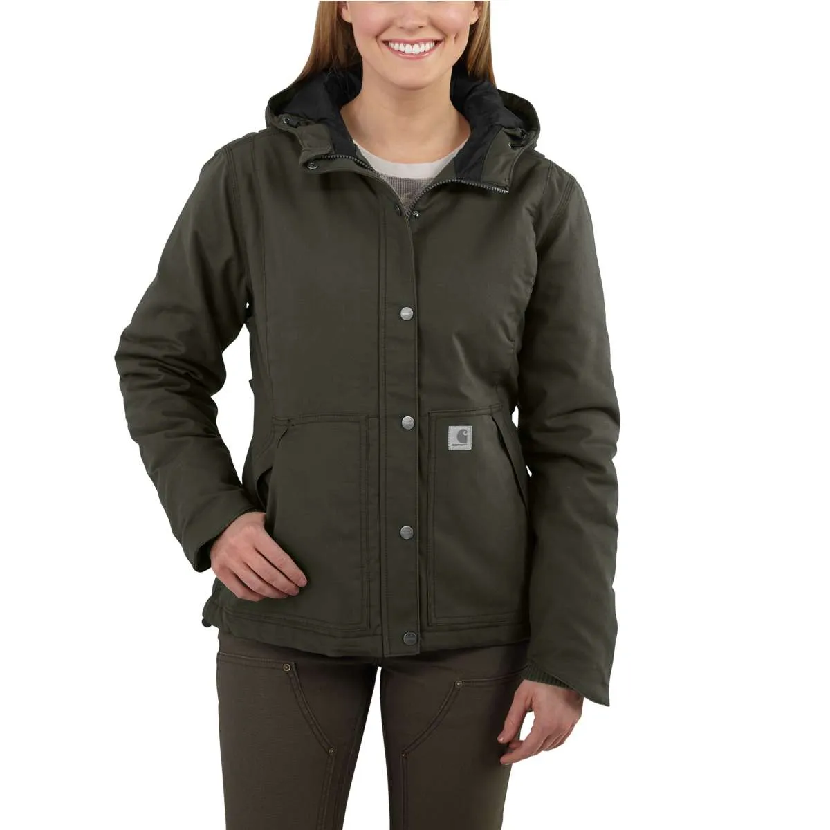 Carhartt Women's Olive Full Swing Cryder Jacket
