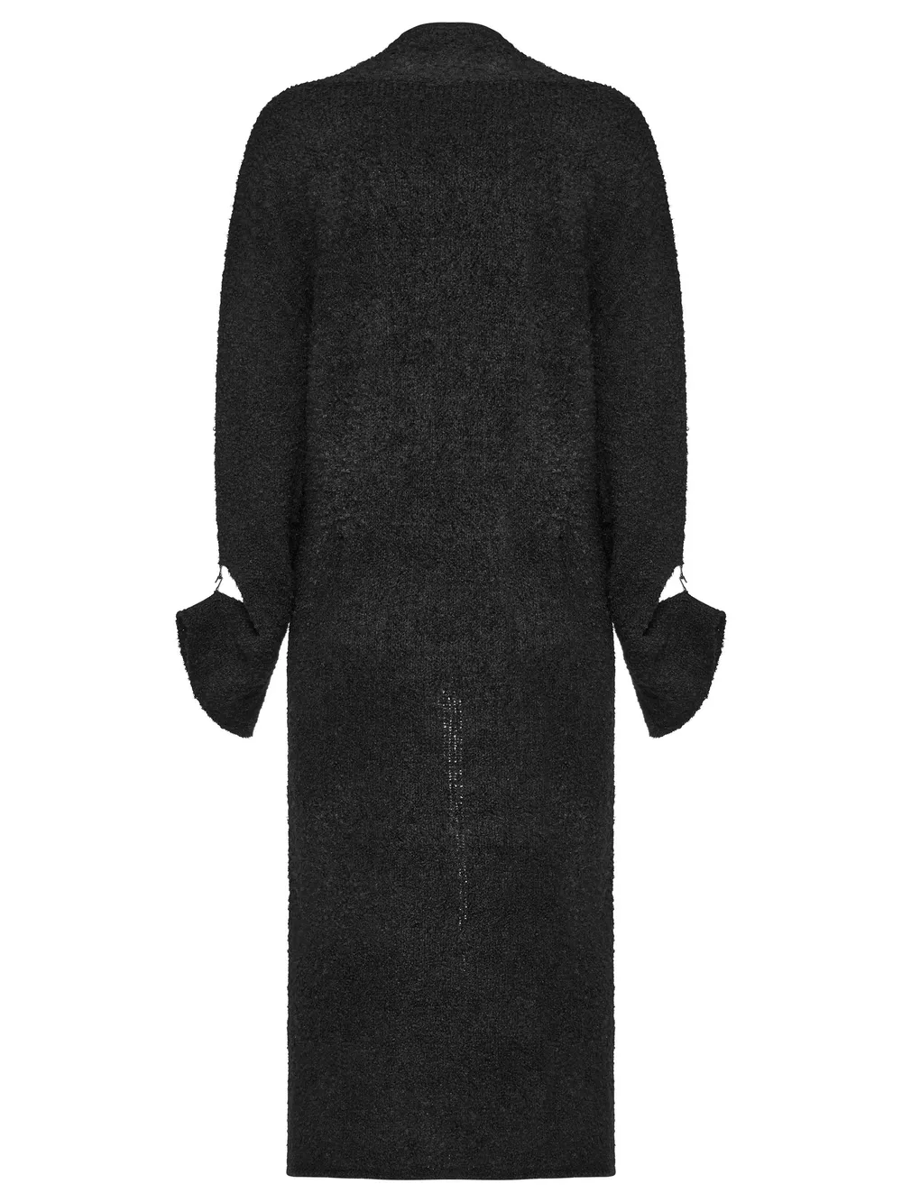 Chic Asymmetric Wool-Blend Long Cardigan - Must-Have