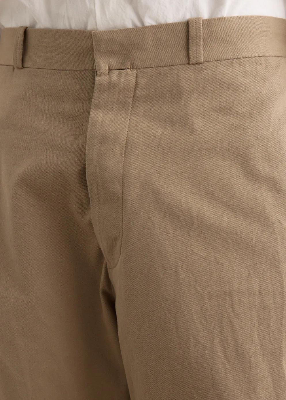 Chino Cloth Wide Pants
