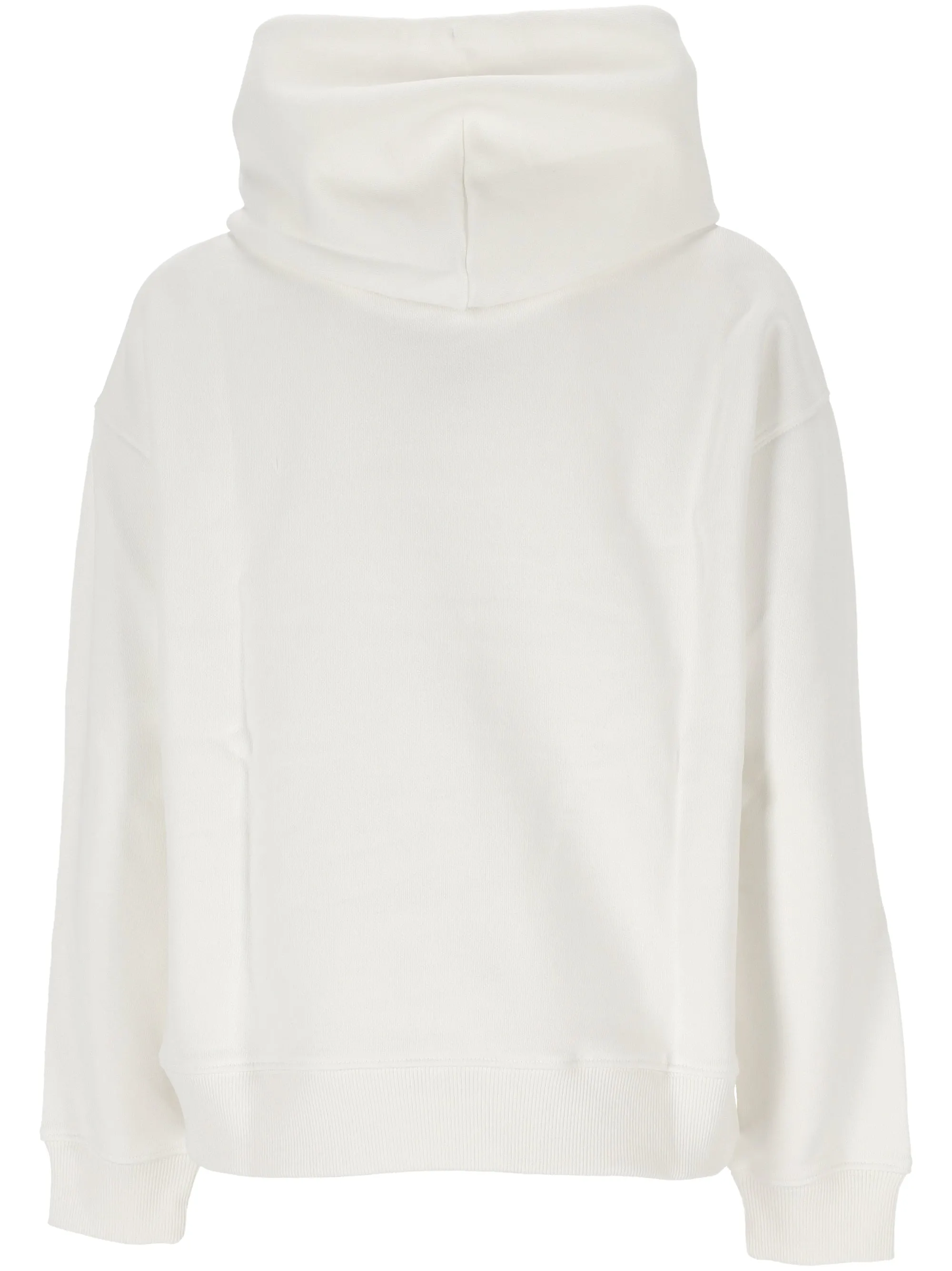 Cotton Hooded Boxy Sweatshirt