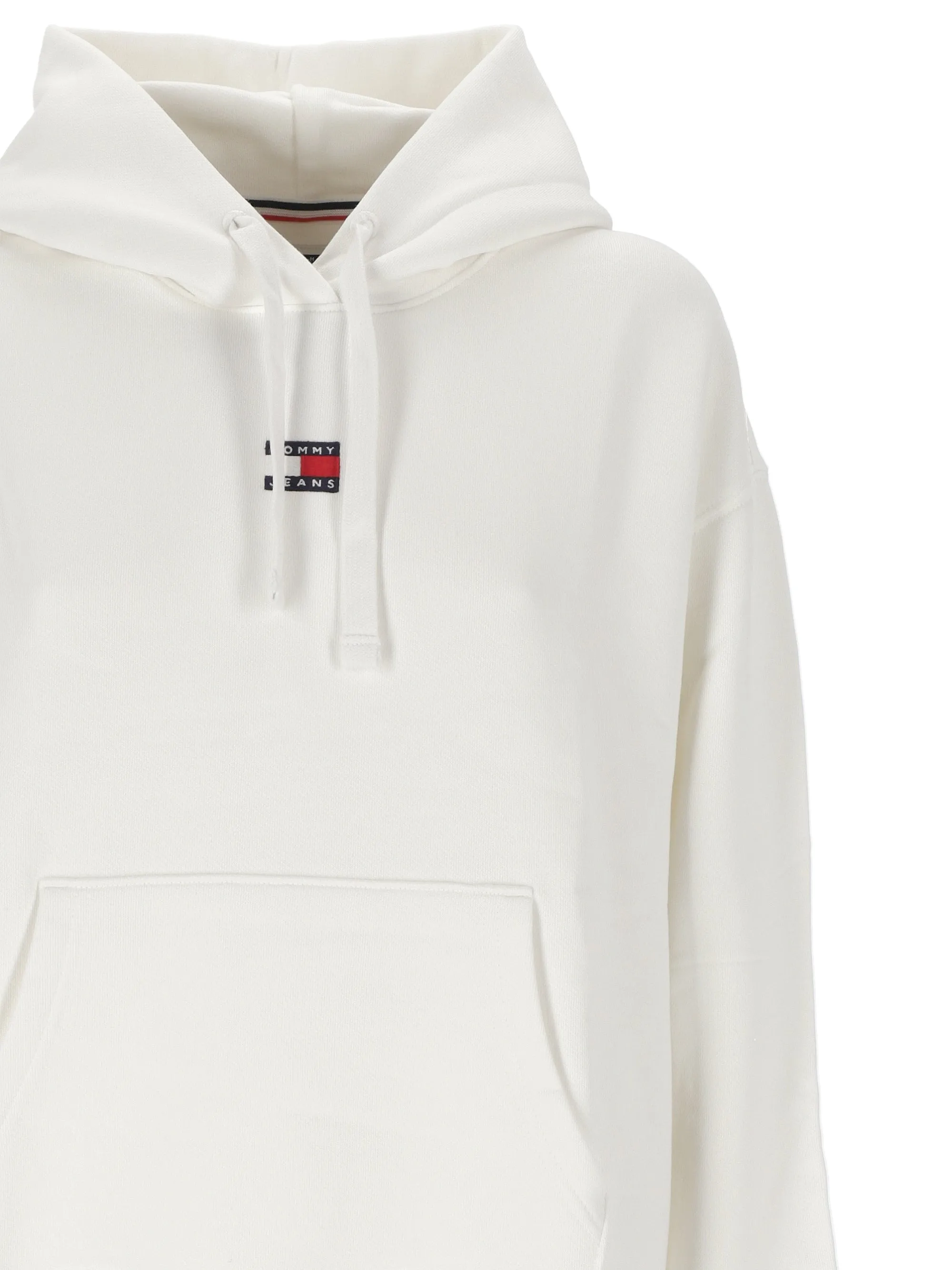 Cotton Hooded Boxy Sweatshirt