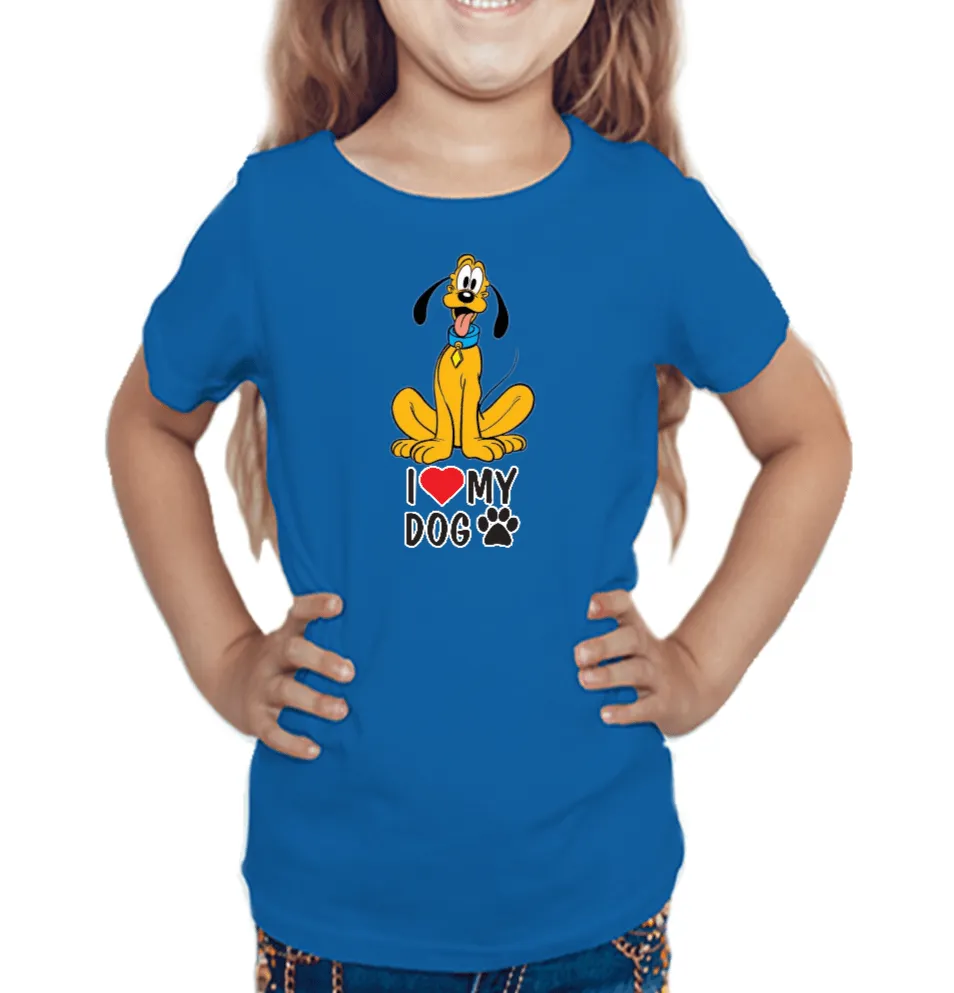 Cute Snoopy Dog Little Girl's T Shirt D06