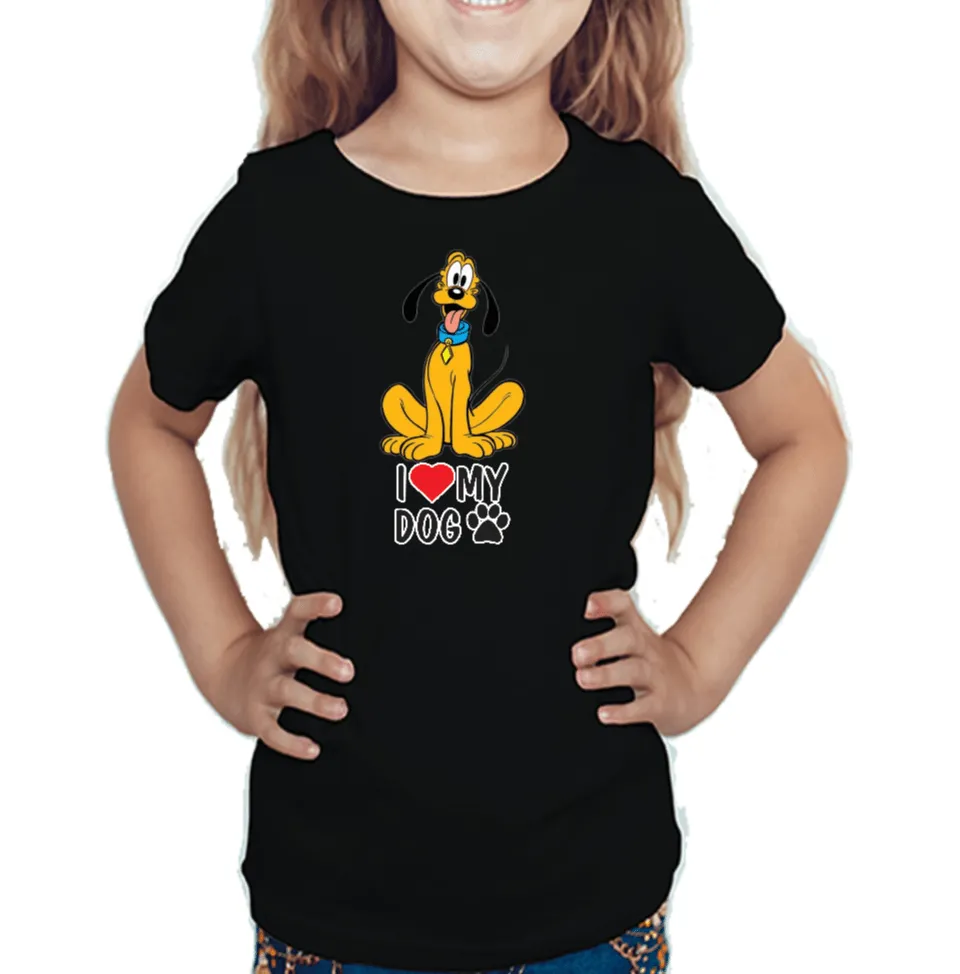 Cute Snoopy Dog Little Girl's T Shirt D06
