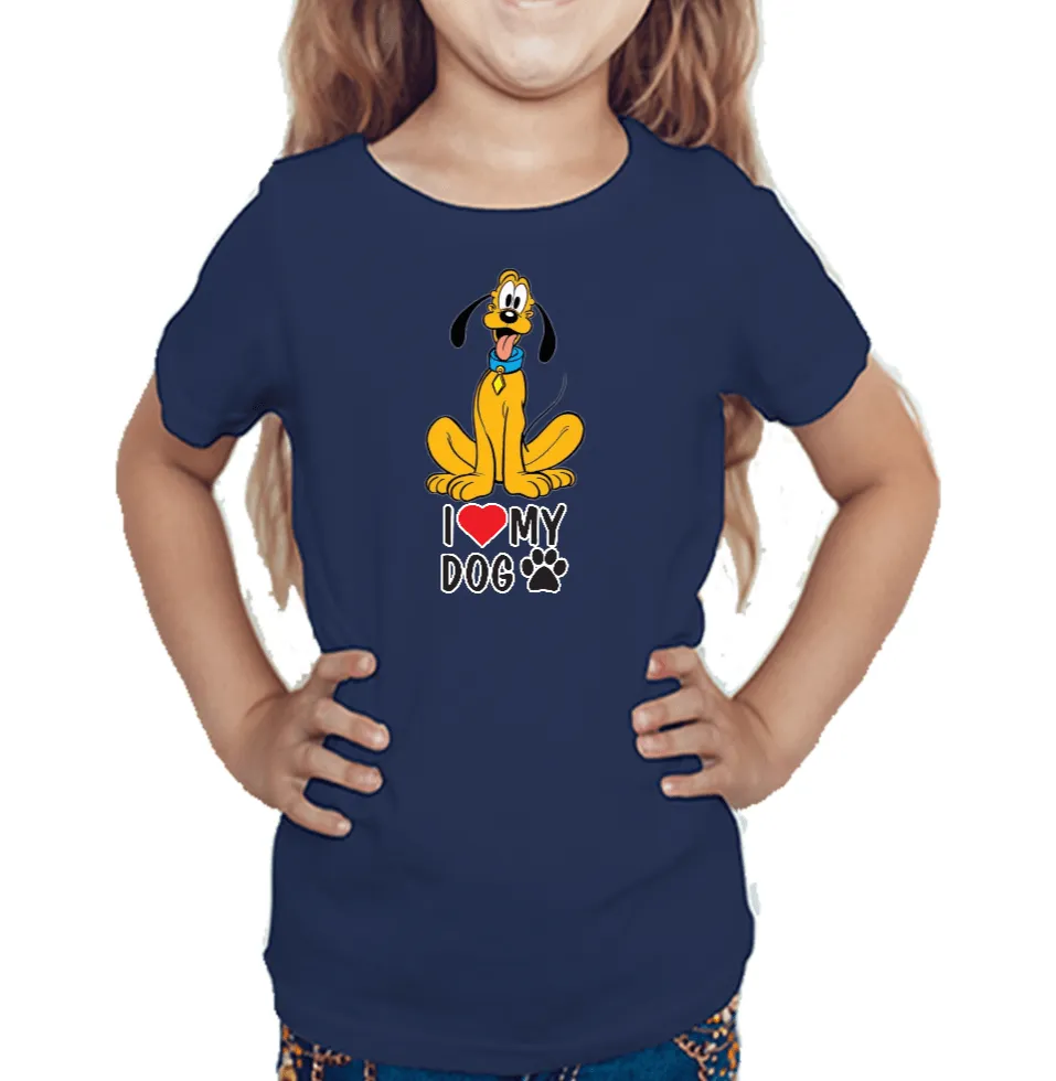 Cute Snoopy Dog Little Girl's T Shirt D06