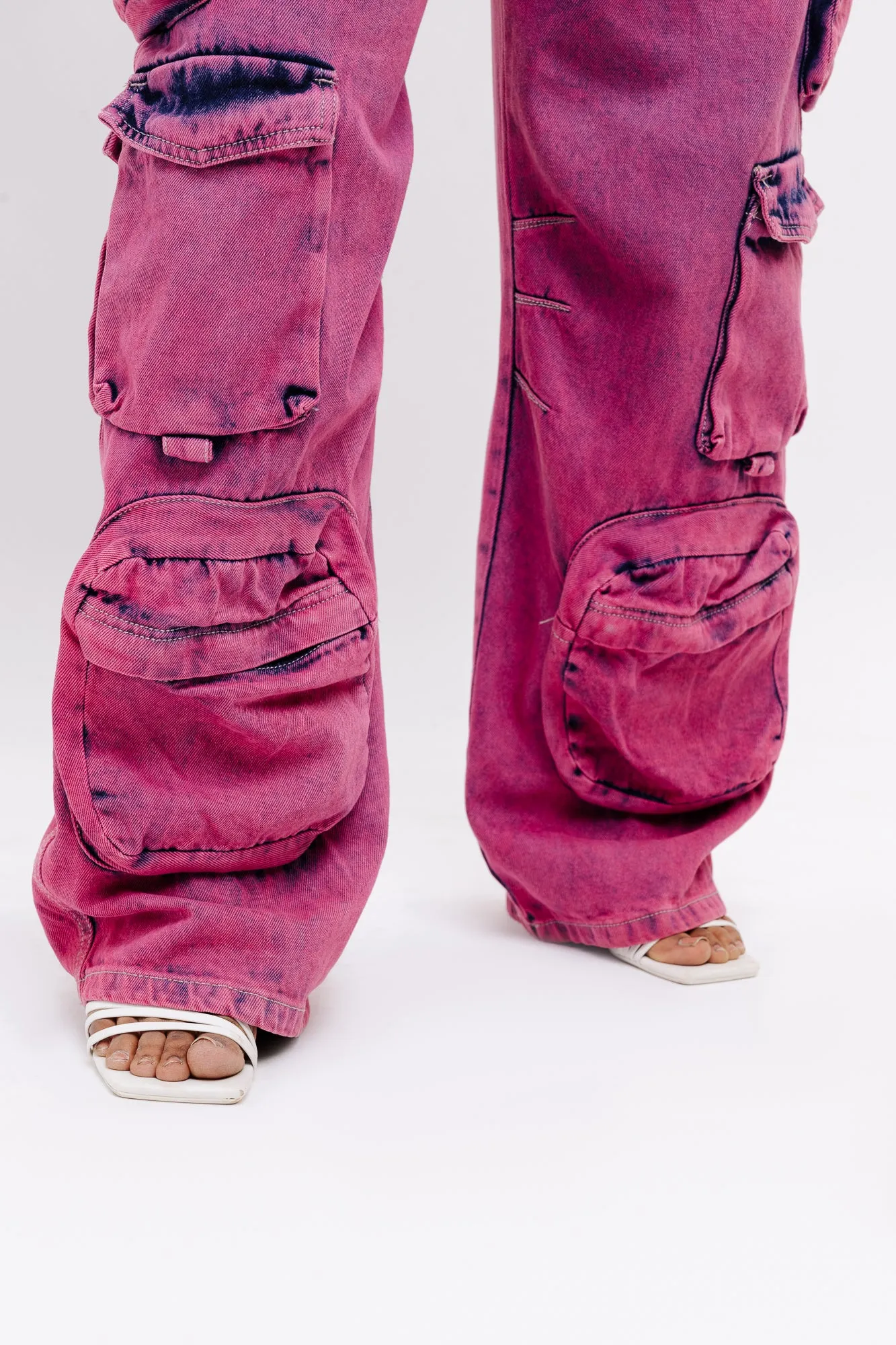 Denim Too Pink Utility Cargo