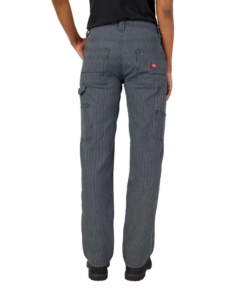 Dickies Women's Carpenter Hickory Stripe Pants