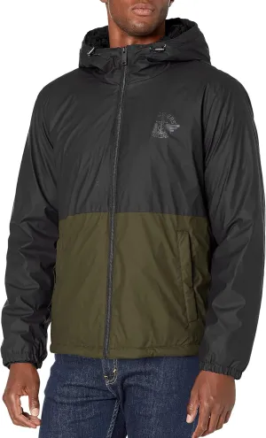 Dockers Men's Sherpa Lined Waterproof Stretch Rain Jacket