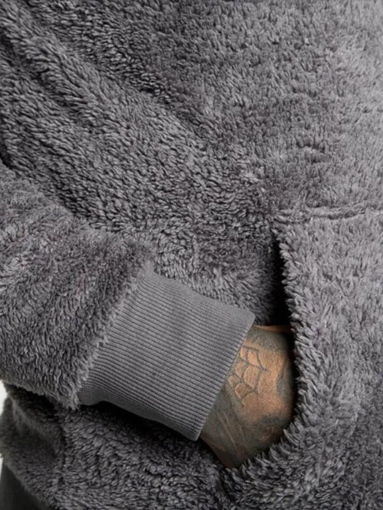 Fashion Velvet Thick Hoodie