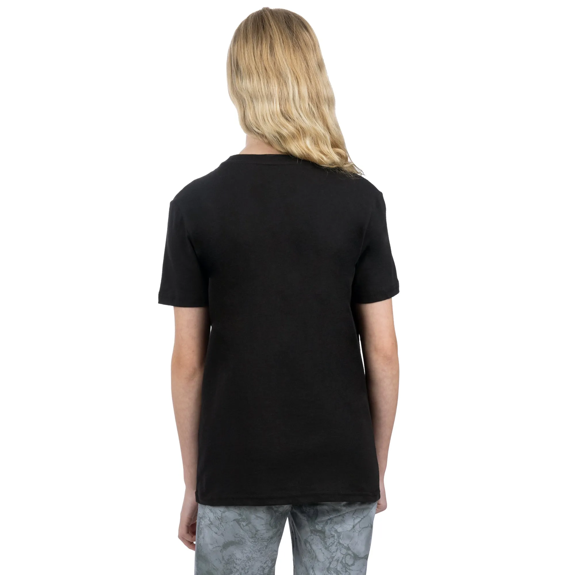 FXR  Youth Moto Premium T-Shirt Black Nightclub Cotton Screen Print