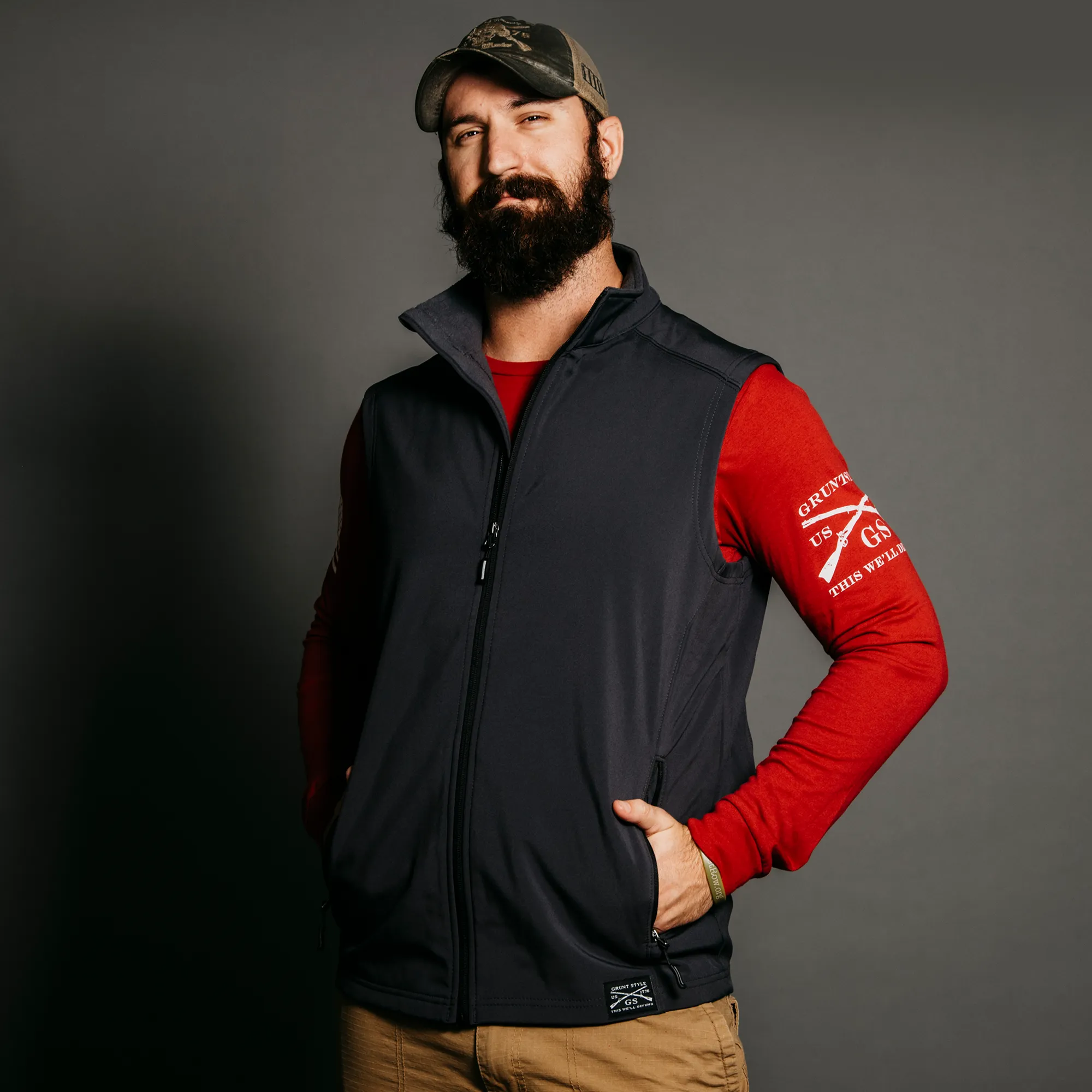Grunt Style Pro Soft Shell Vest - Carbon