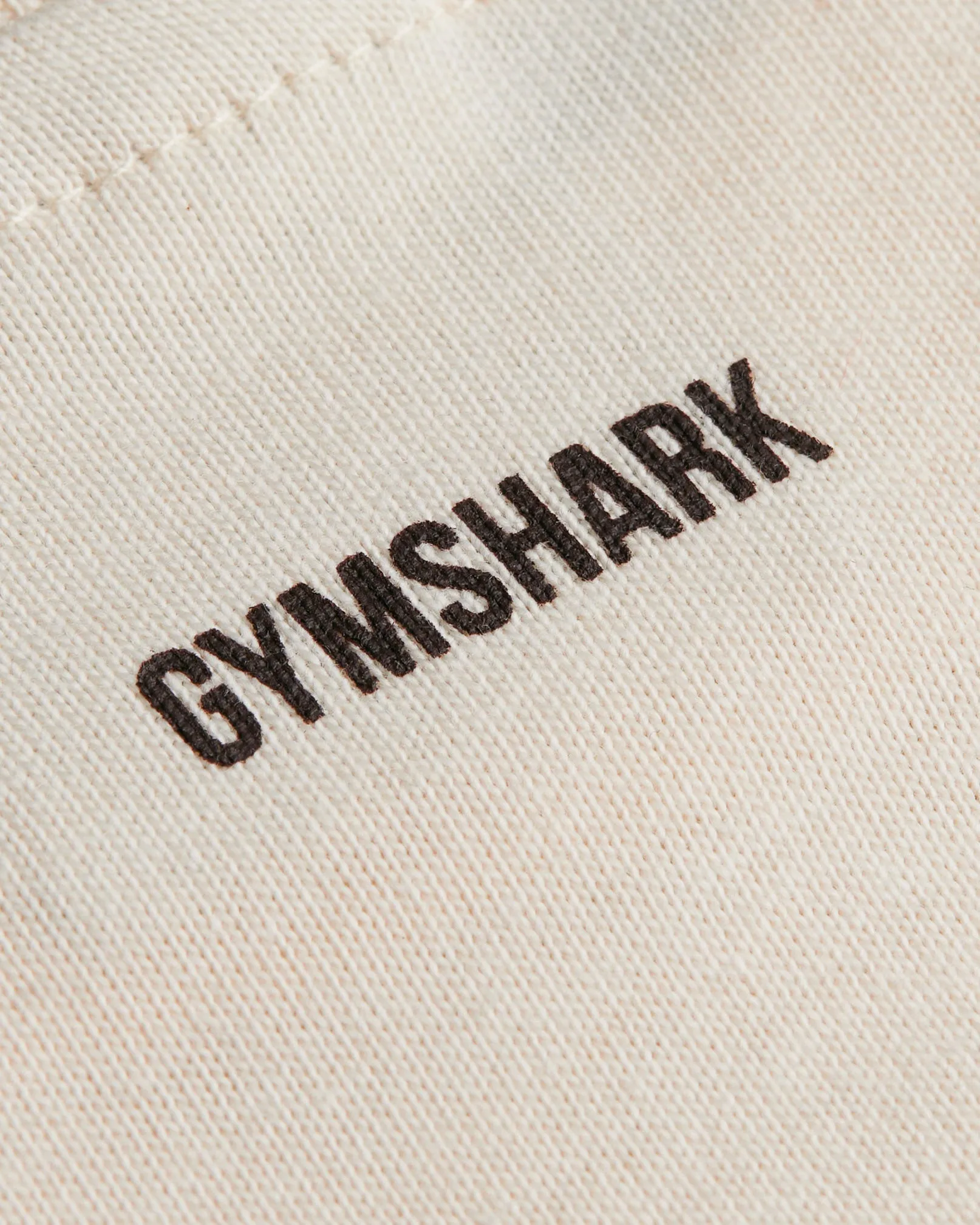 Gymshark Phys Ed Graphic Hoodie - Ecru White/Archive Brown