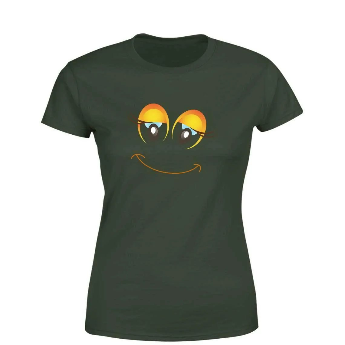 Happy Women Round Neck printed T-Shirts