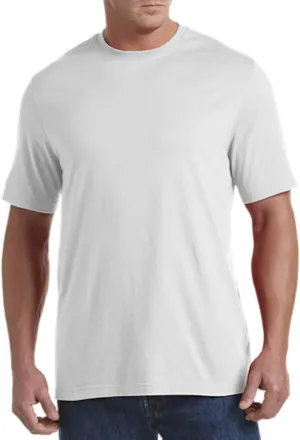 Harbor Bay by DXL Men's Big and Tall Sweat Resistant Jersey T-Shirt