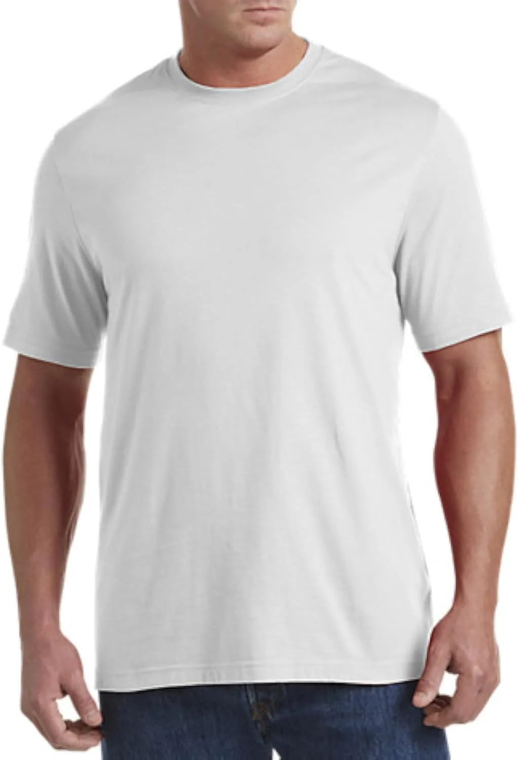 Harbor Bay by DXL Men's Big and Tall Sweat Resistant Jersey T-Shirt