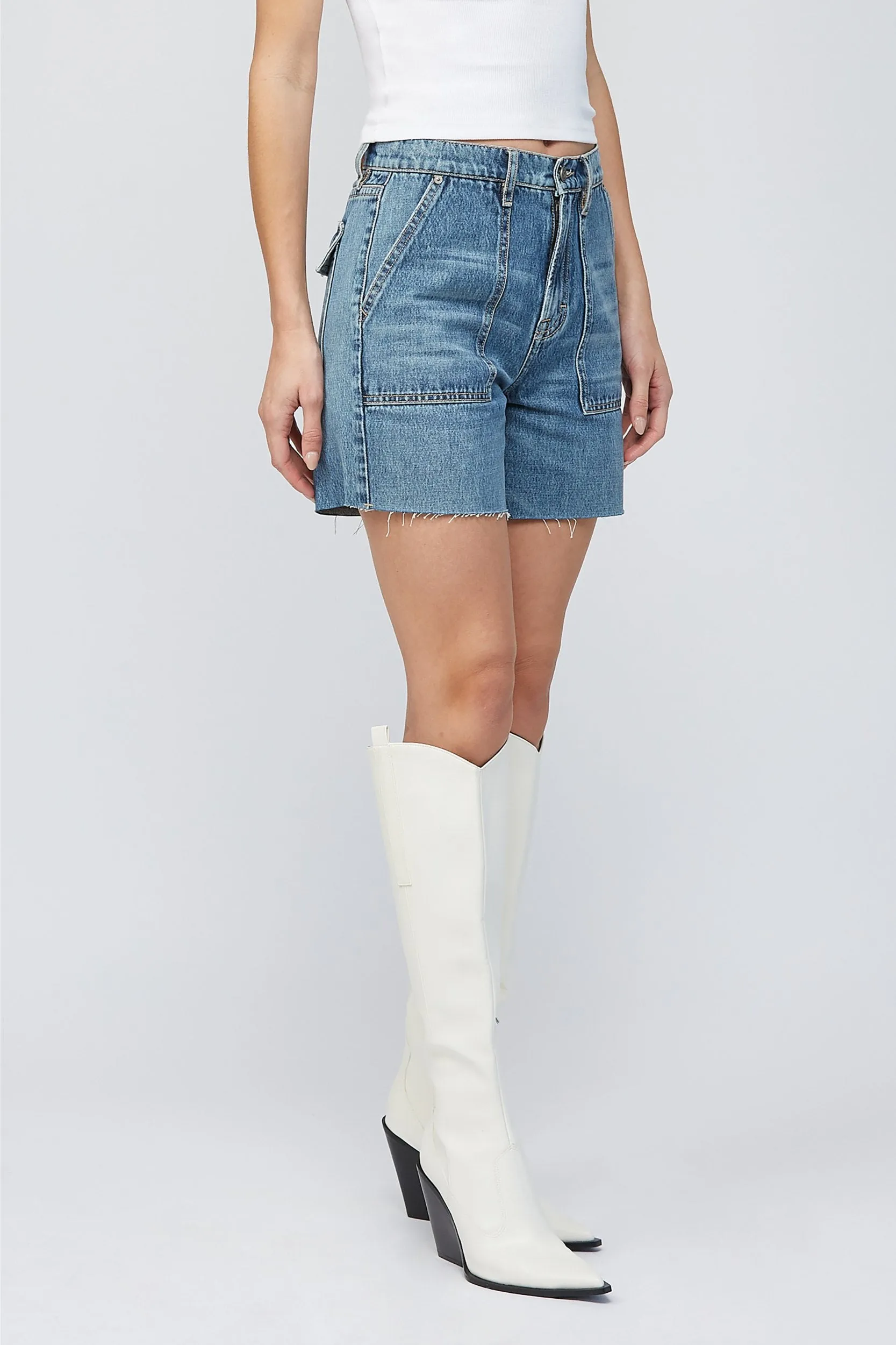 Hidden Jeans Carpenter Logan Dad Shorts 5 Inseam