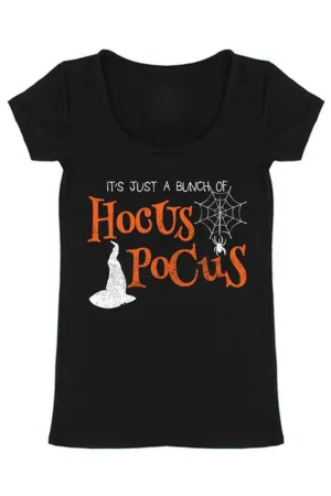 Hocus Pocus Holiday Graphic T-Shirt in Black