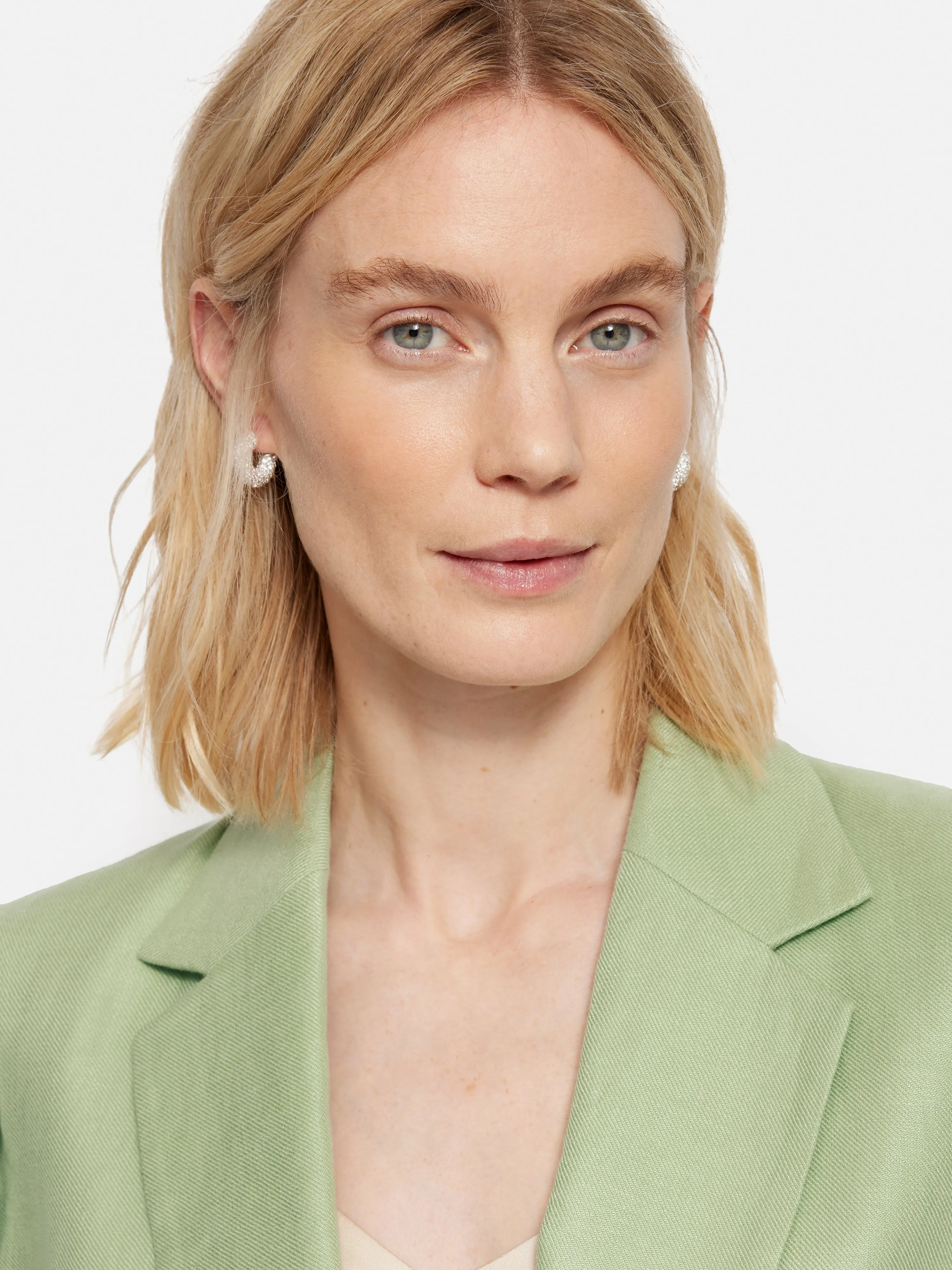 Irish Linen Twill Gibson Jacket | Green