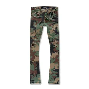 Jordan Craig Stacked Big Kids' Pants Vintage Camo