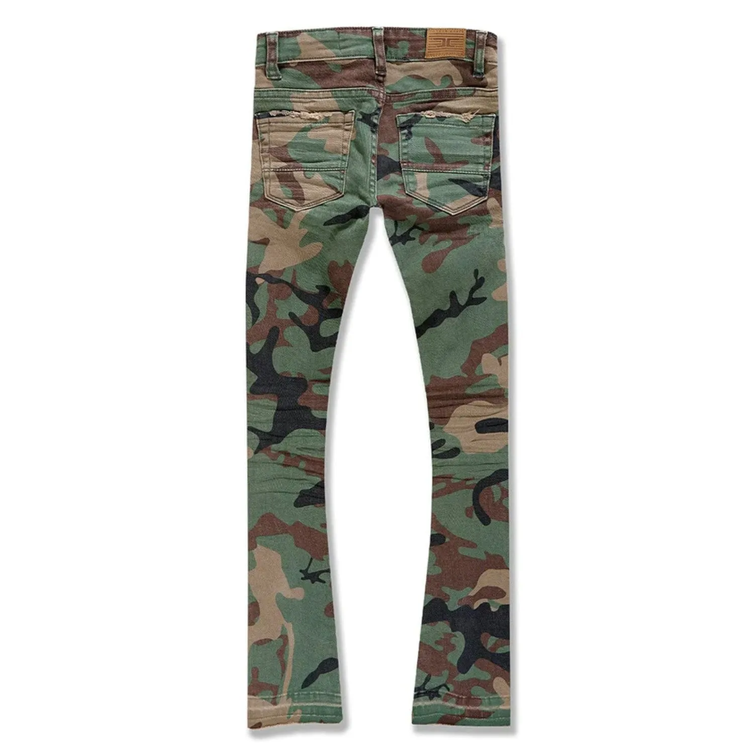 Jordan Craig Stacked Big Kids' Pants Vintage Camo