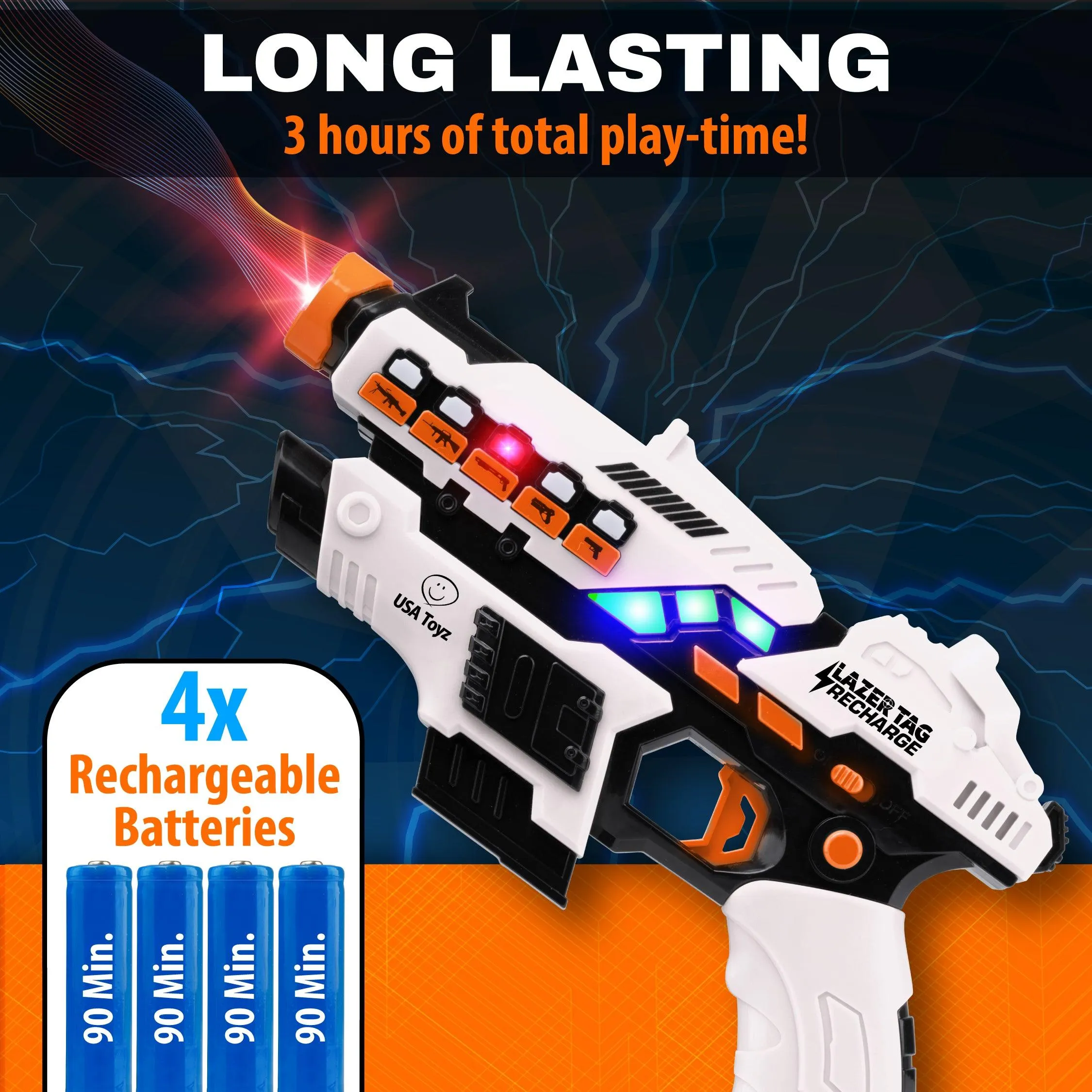 Laser Tag 2 Pack (Rechargeable)