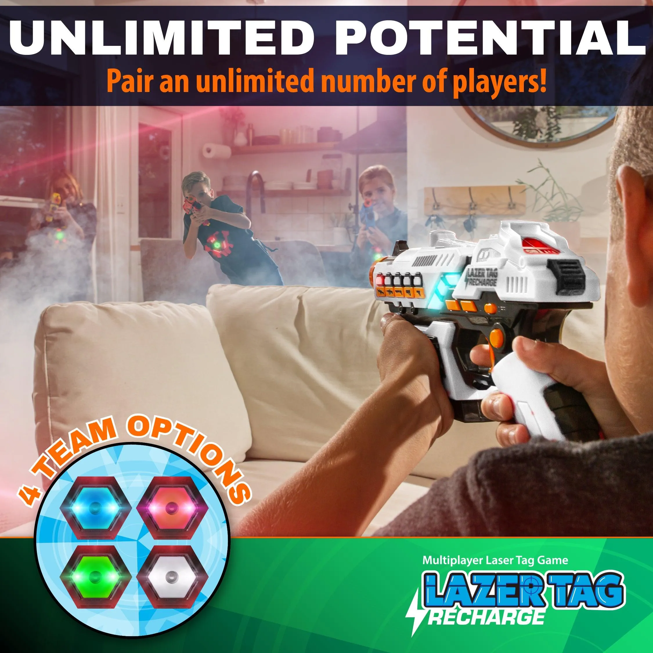 Laser Tag 2 Pack (Rechargeable)